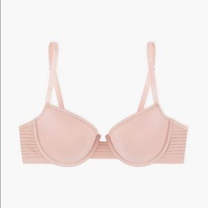 ThirdLove 34E Pink 24/7 Seamless Stripe Bra